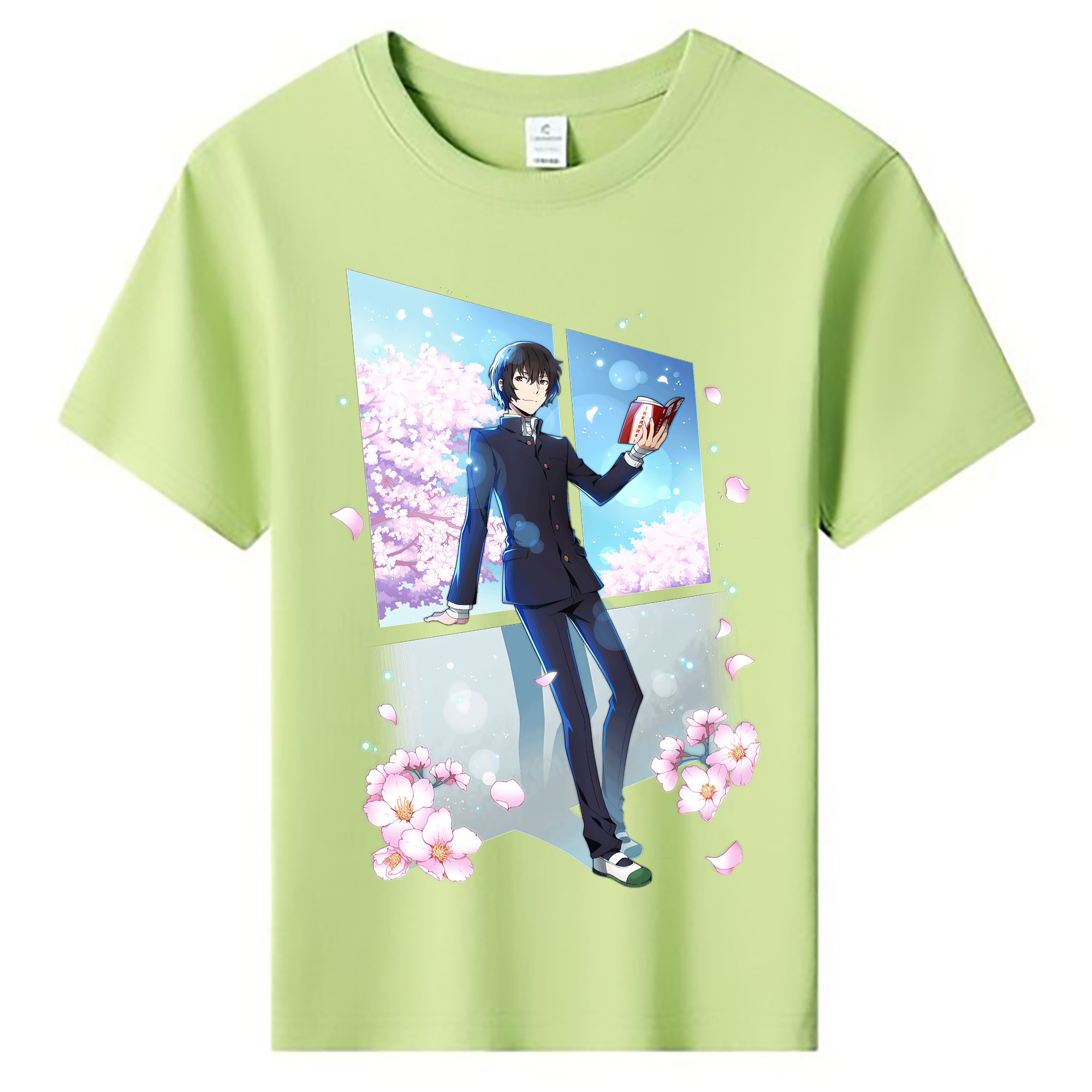 （画像用） 文豪ストレイドッグス Bungo Stray Dogs 綿100％キッズTシャツ（フロントプリント）